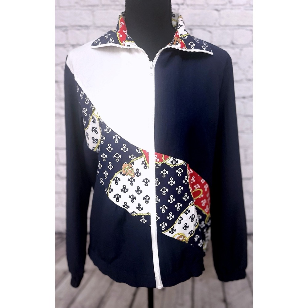 Vintage Blair Boutique Nautical Windbreaker - Size Small - Excellent‎ Condition